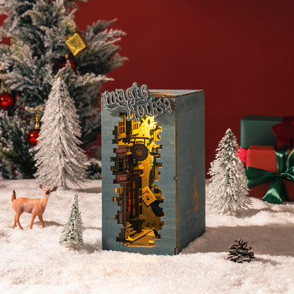 Maqueta: Book nook estudio de magia