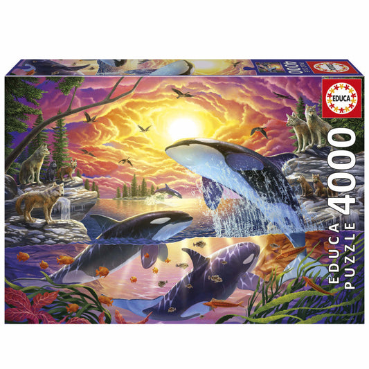 ORCAS Y LOBOS  - PUZZLE 4000 PIEZAS