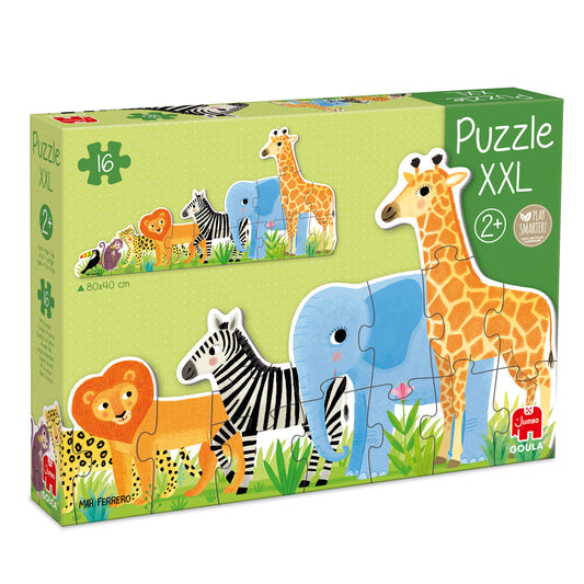 Puzzle XXL Selva de pequeño a grande