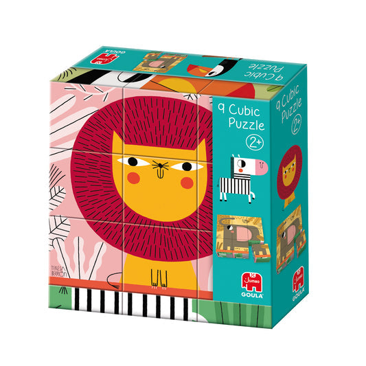 9 CUBOS ANIMALES BOSQUE