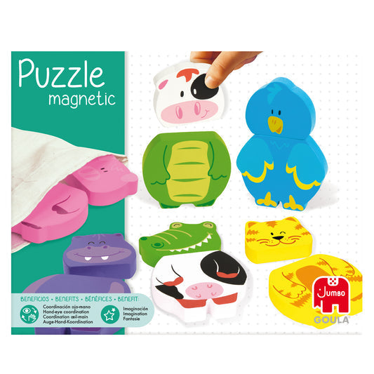 PUZZLE ANIMALES MAGNETICOS INTERCAMBIABLES