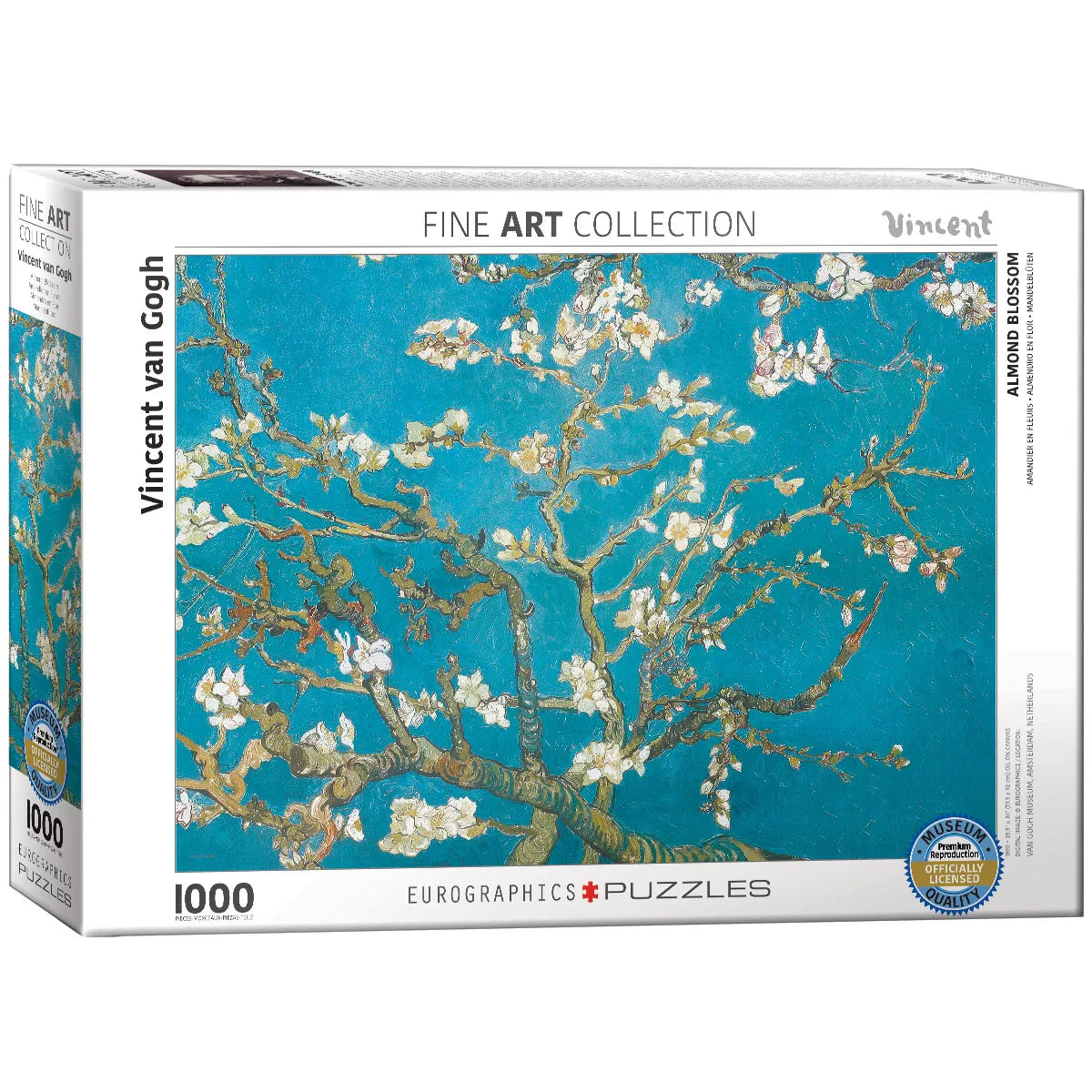 Puzzle 1000pcs Almendros en flor de Van Gogh