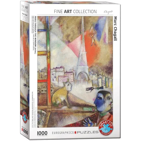 Paris desde mi ventana, Chagall - Puzzle 1000 piezas