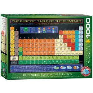 Puzzle 1000pcs Tabla periódica de los elementos