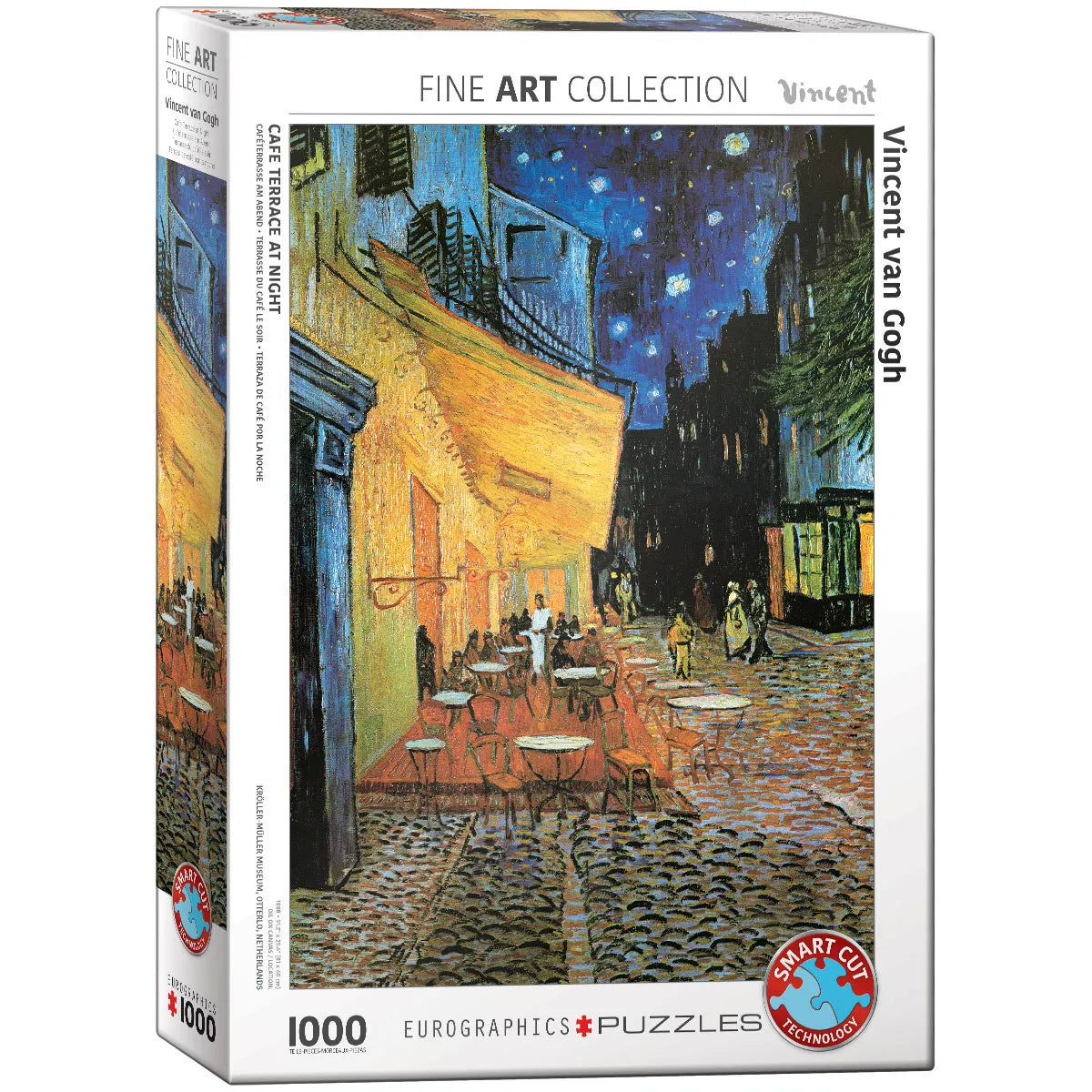 Puzzle 1000pcs Café de noche Van Gogh
