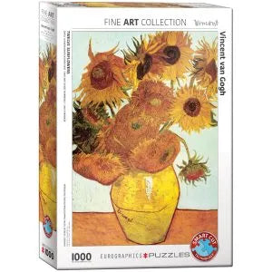 Puzzle 1000pcs Girasoles de Van Gogh