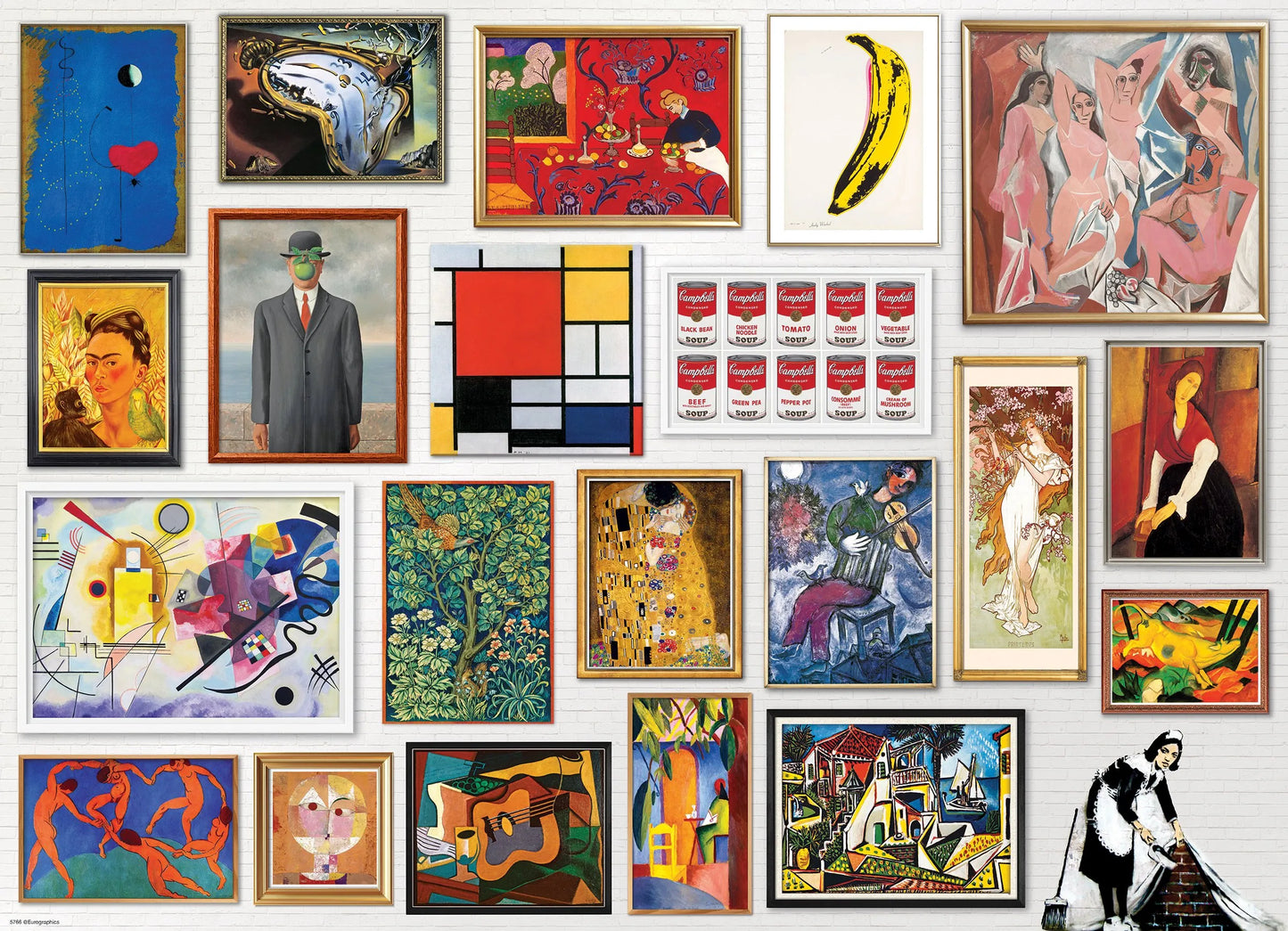 1000pcs Fine Art Collage