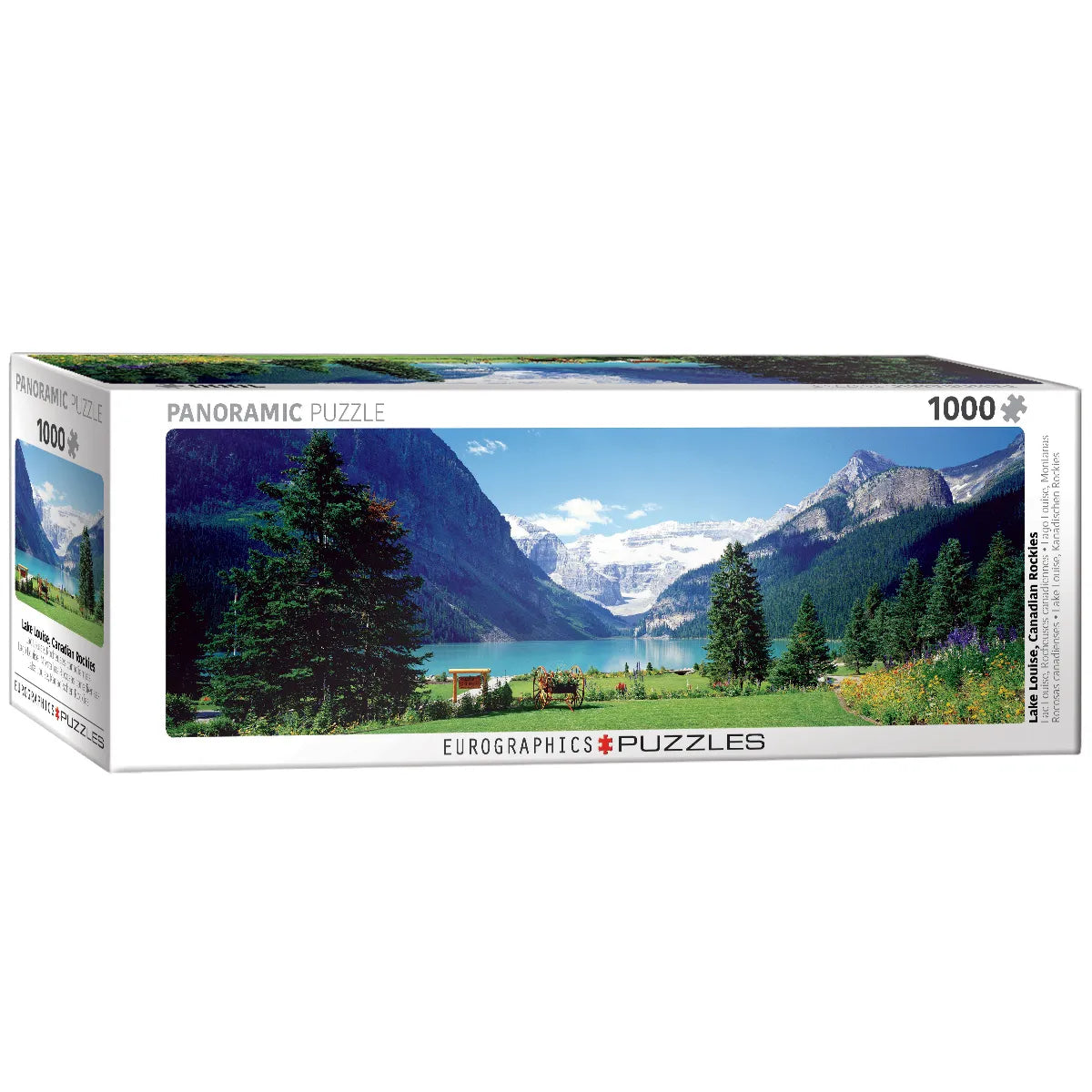 Puzzle : Panorama lago Louise Canadá 1000 piezas