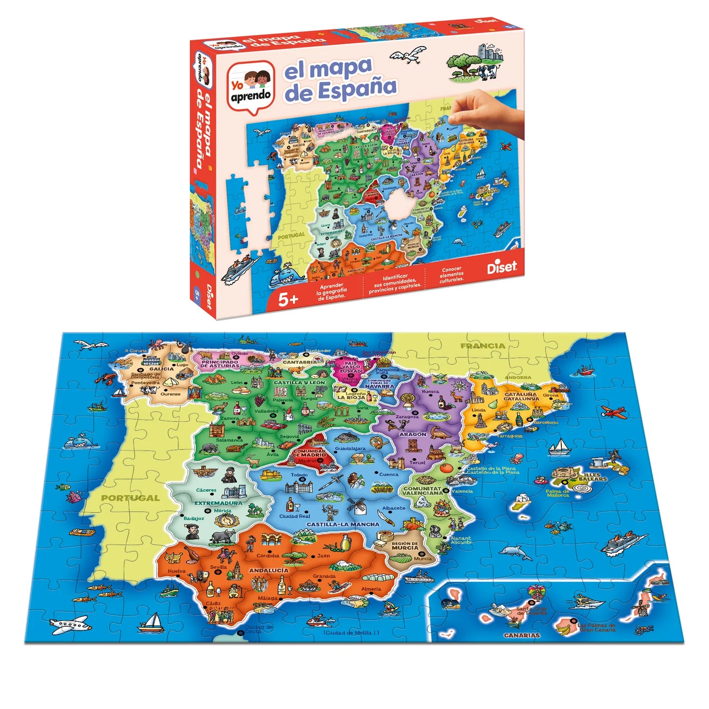 Aprendo en positivo: Provincias de españa