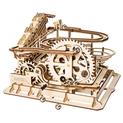 Maqueta Madera Laberinto Canicas Espiral