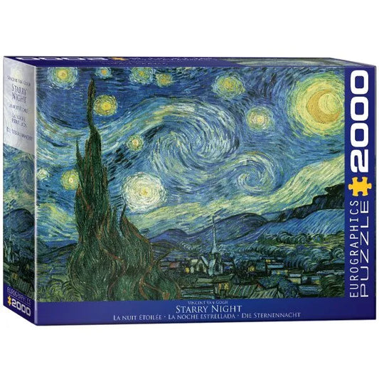 Noche estrellada , van gogh - puzle 2000 piezas