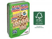 Ajedrez Viaje Caja Metal