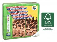 Ajedrez Damas Caja metal