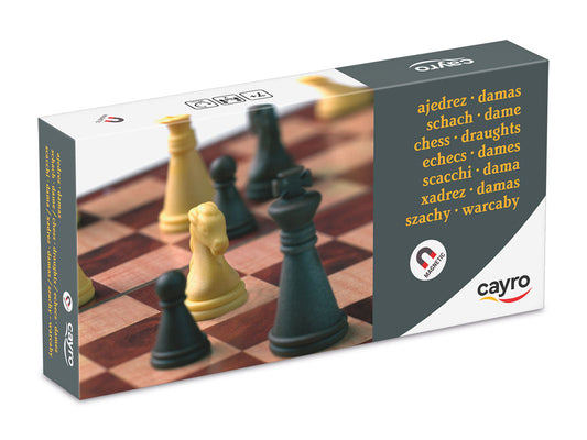 Ajedrez damas magnetico grande