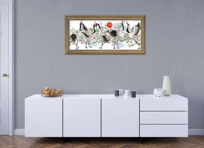 Diamond painting kit: Baile de Pajaros