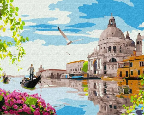 Set de pintura numerada Venecia