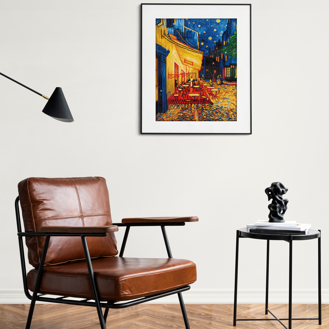 DIAMOND DOTZ CAFE AT NIGHT