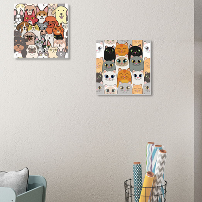 Kit Diamond Dotting Collage Perros y Gatos