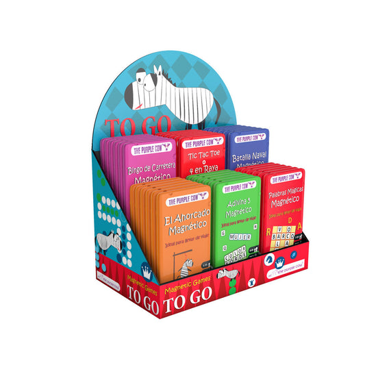 Expositor con Juegos Magnéticos de Viaje TO GO (6 x 6 uds.)