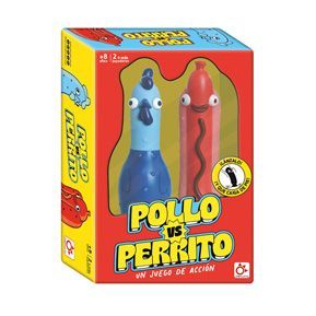 Pollo contra perrito