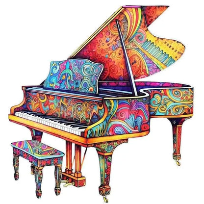 PUZZLE: PIANO  MADERA