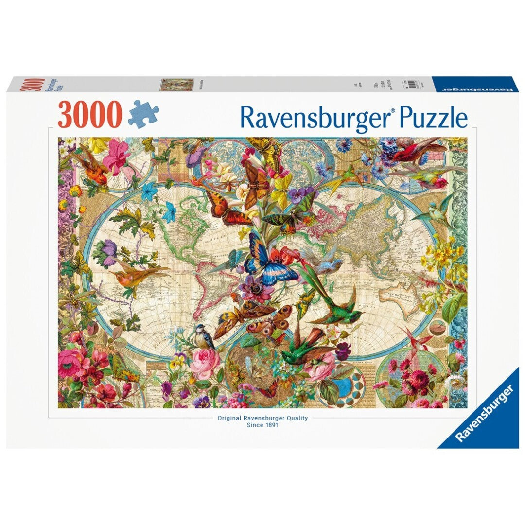 Flora Fauna World map