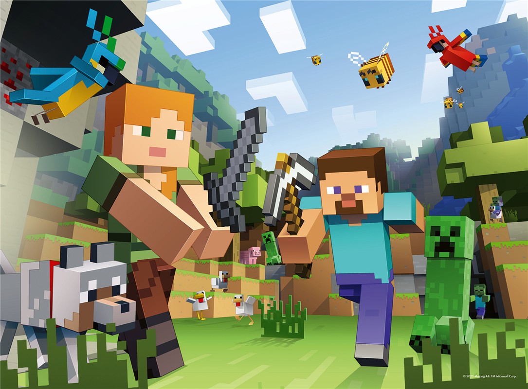 Minecraft Puzzle 100 Piezas