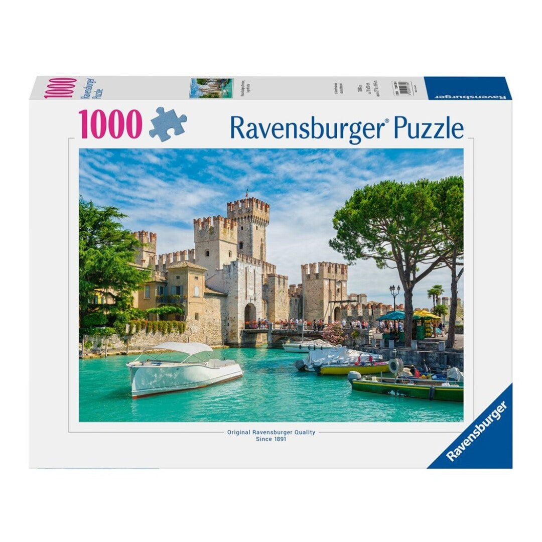 Paisaje Italiano Lago di garda , puzzle 1000 Piezas