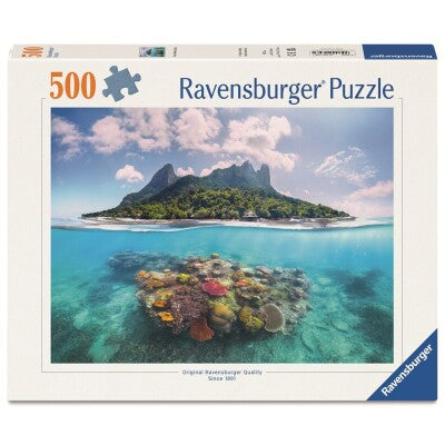 Isla Y Arrecife De Coral Puzzle 500 Piezas