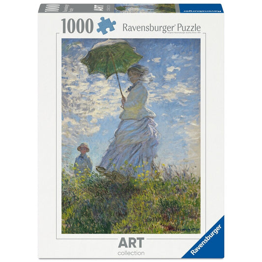 Monet: Mujer con Sombrilla Mirando a la Izquierda 1000 pc