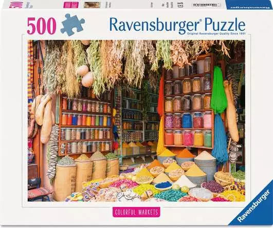 Especias Coloridas En Marruecos Puzzle 500 Piezas