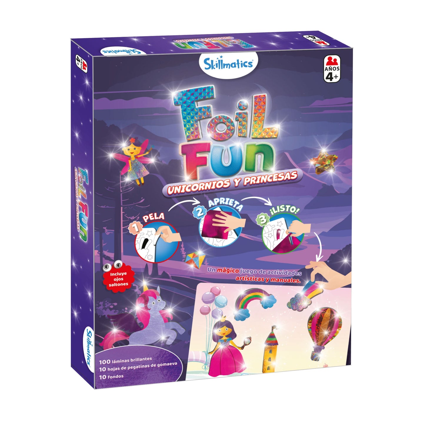 Foil fun: Unicornios y princesas