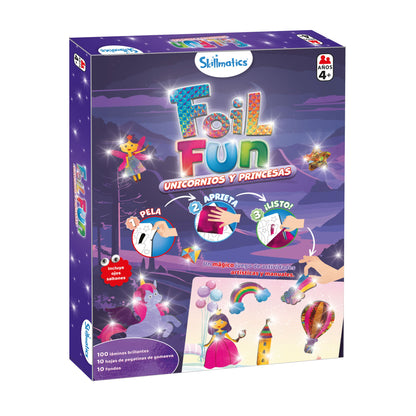 Foil fun: Unicornios y princesas