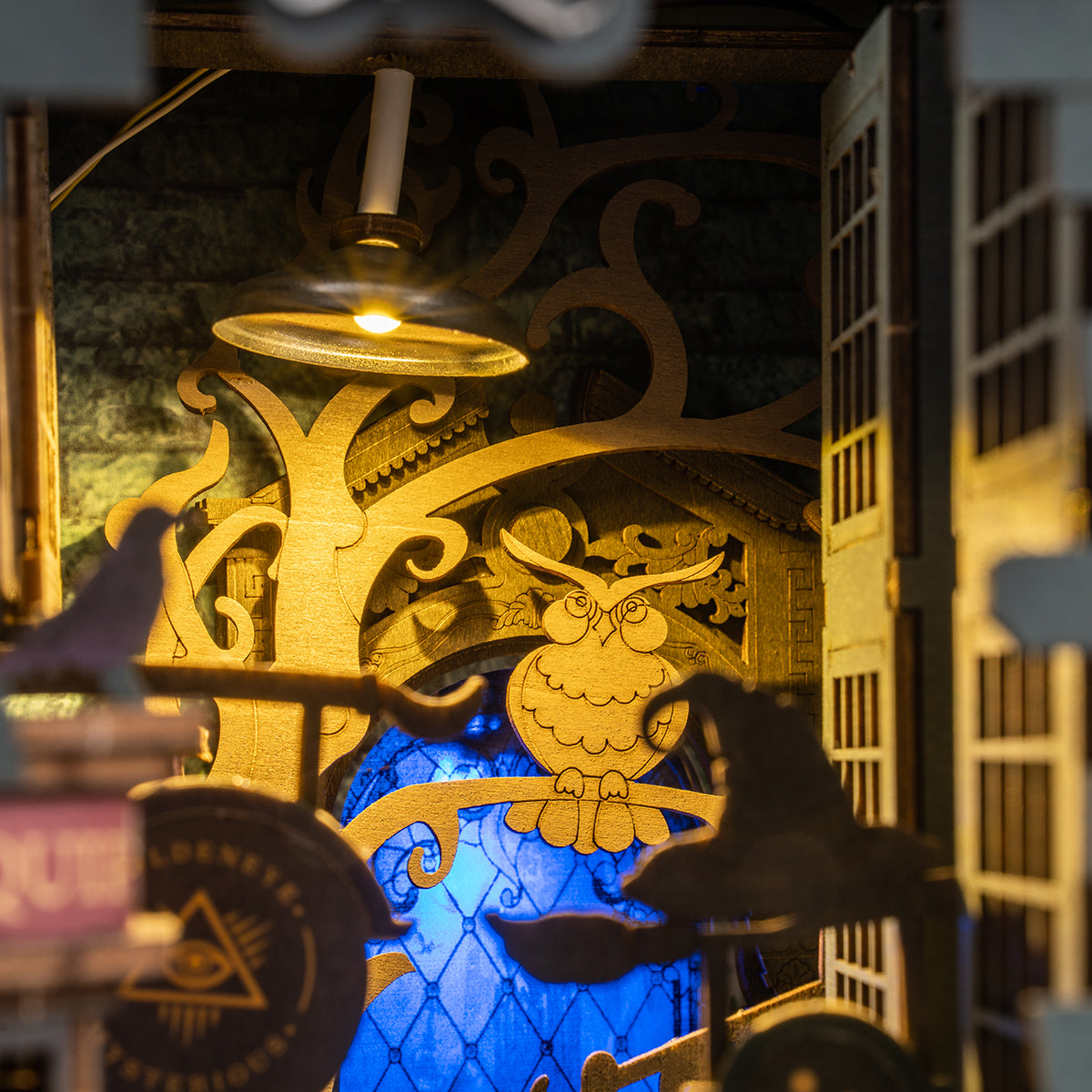 Maqueta: Book nook estudio de magia