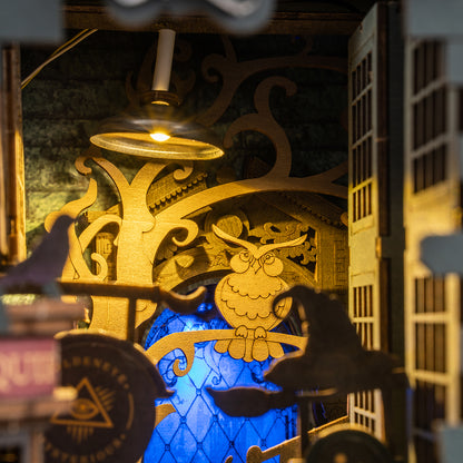 Maqueta: Book nook estudio de magia