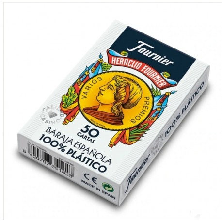 BARAJA ESP.50CARTAS 100% PLASTIC