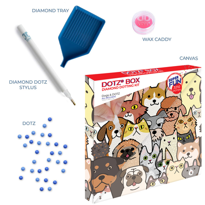 Kit Diamond Dotting Collage Perros y Gatos