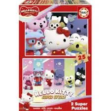 HELLO KITTY S.STYLE - PUZZLE 2X25 PIEZAS