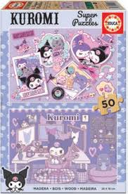 HELLO KITTY KUROMI - PUZZLE 2X50 PIEZAS