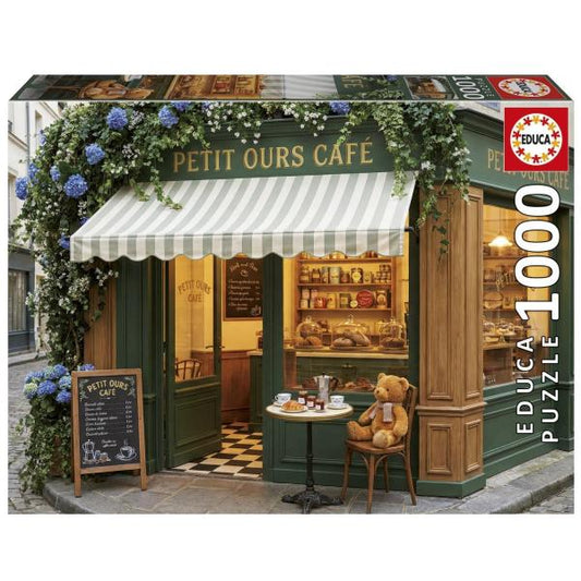 Puzzle 1000 piezas, el cafe del osito