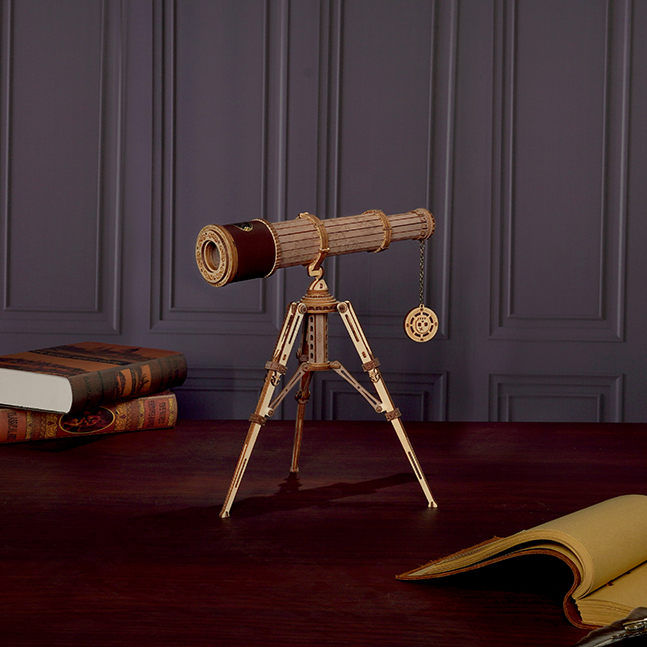 Maqueta madera Telescopio