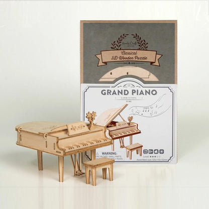 Maqueta Madera Piano De Cola