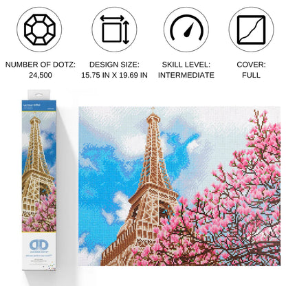 Diamond painting kit: La torre Eiffel