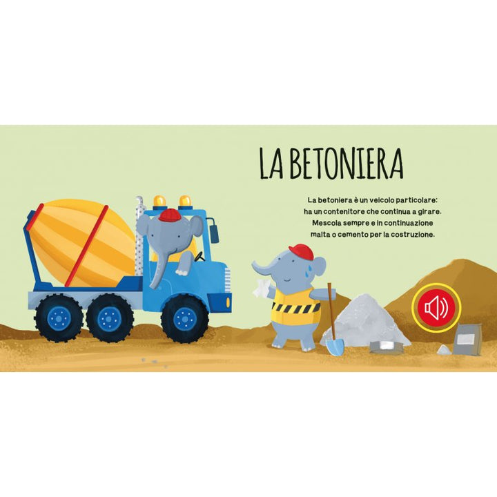 Los vehículos de la obra
