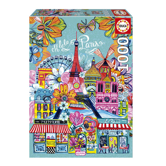 PARIS BY CAR PINTOS PUZZLE 1000 PIEZAS