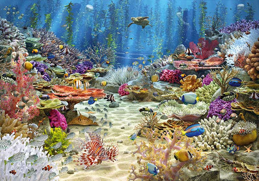 Paraíso de los arrecifes de coral - puzle 2000 piezas