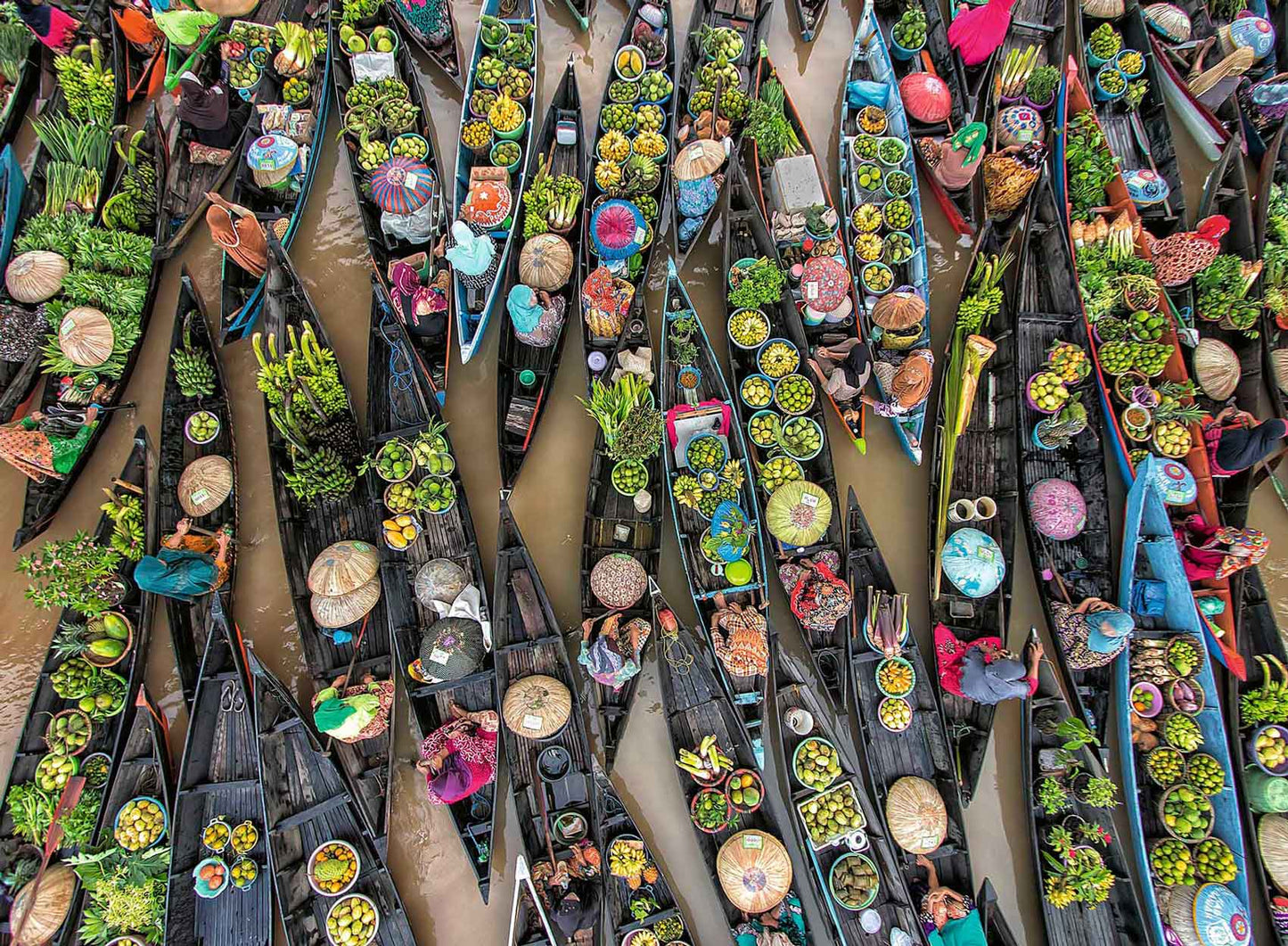 Mercado Flotante Puzzle 500 Piezas