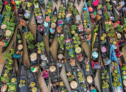 Mercado Flotante Puzzle 500 Piezas