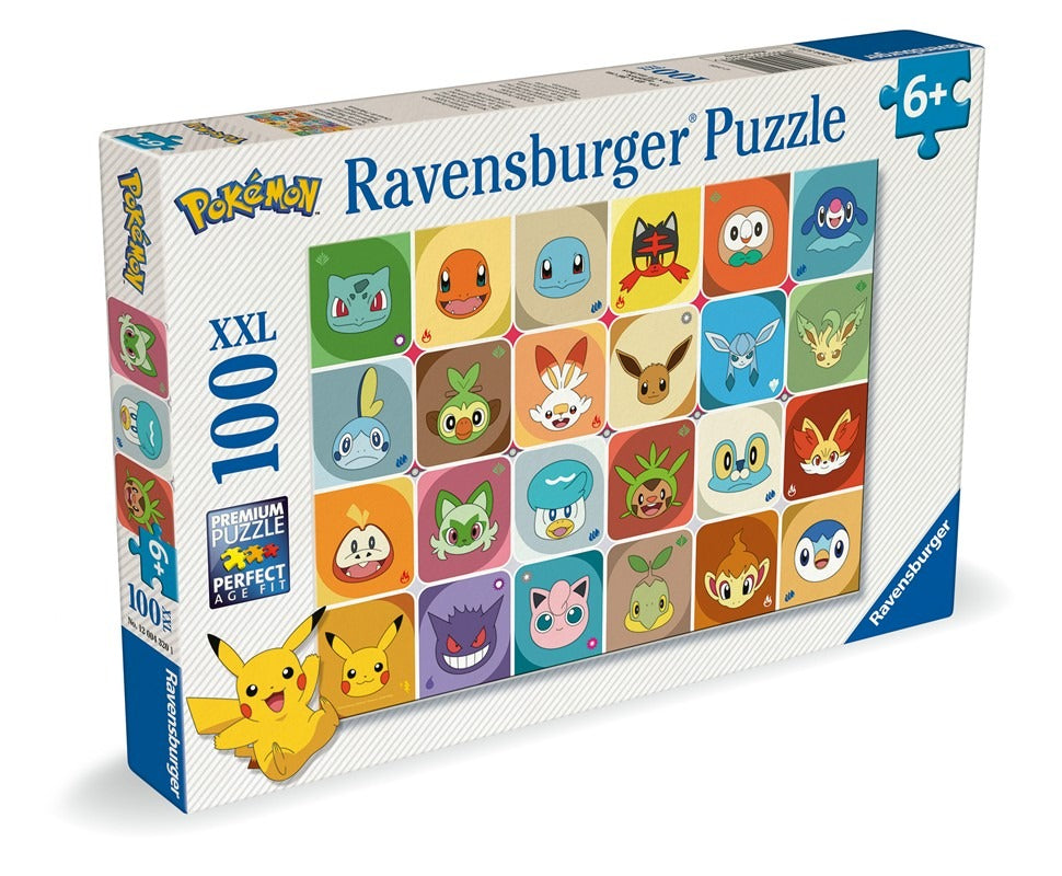 Pokémon: Tipos de Pokémon (100 piezas)