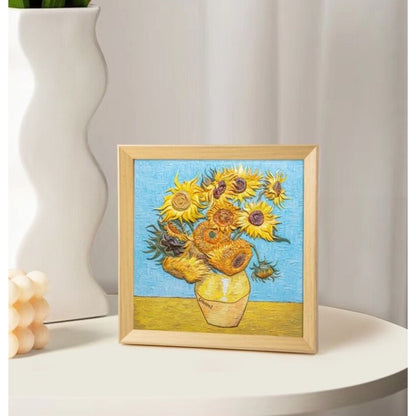 Pintura 3D Grande : Girasoles Van Gogh
